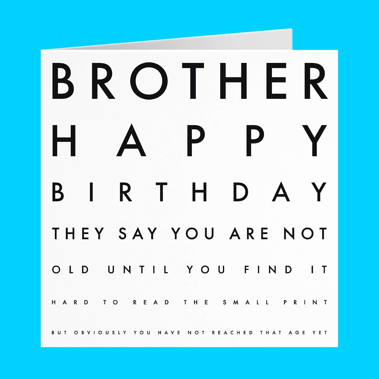 Hunts England, Brother Funny Joke Birthday Card, Brother, Happy Birthday - Image 3