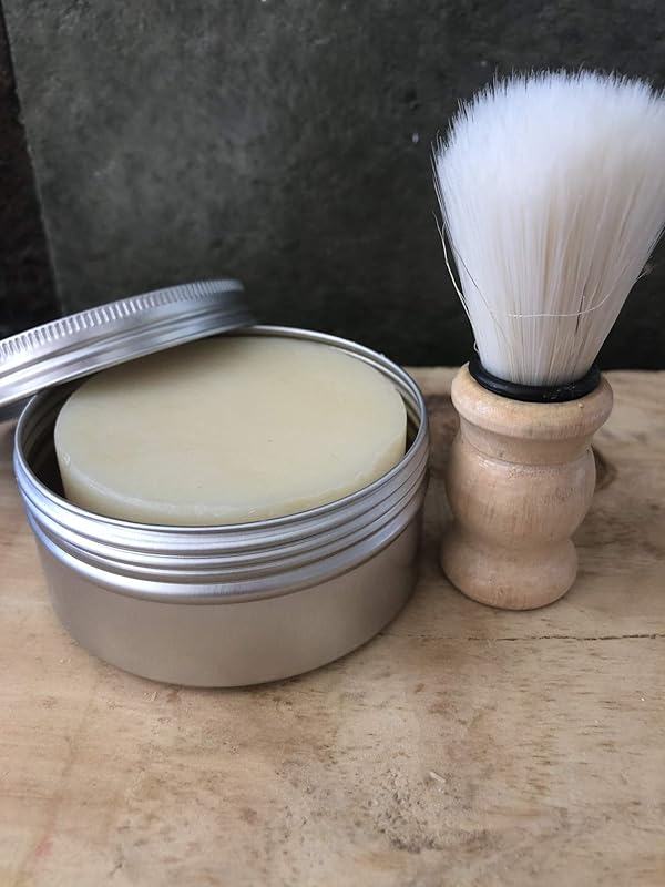 Shaving SoapScent No 1,All Natural Handmade Shaving Soap,Lemon & Pine