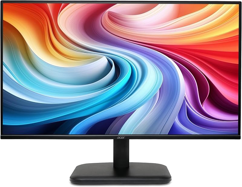 EK241YGbif, Écran PC 23.8" Full HD IPS, 120Hz (1920x1080, AdaptiveSync, 1ms VRB, 250 Nits, Comfyview, BlueLightShield, Flicker-Less, 1xVGA/1xHDMI 1.4) Moniteur PC, Couleur Noir
