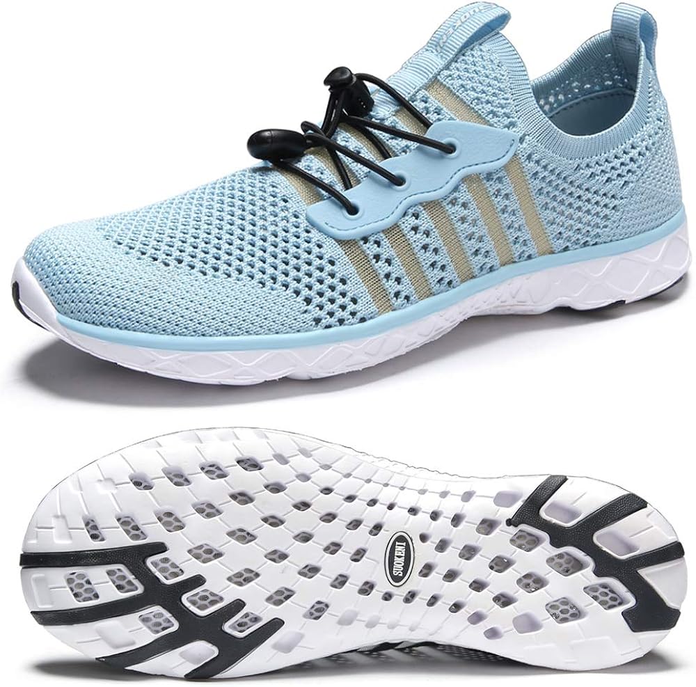 SUOKENI Women's Quick Drying Slip On Water Shoes for Beach or Water Sports Water