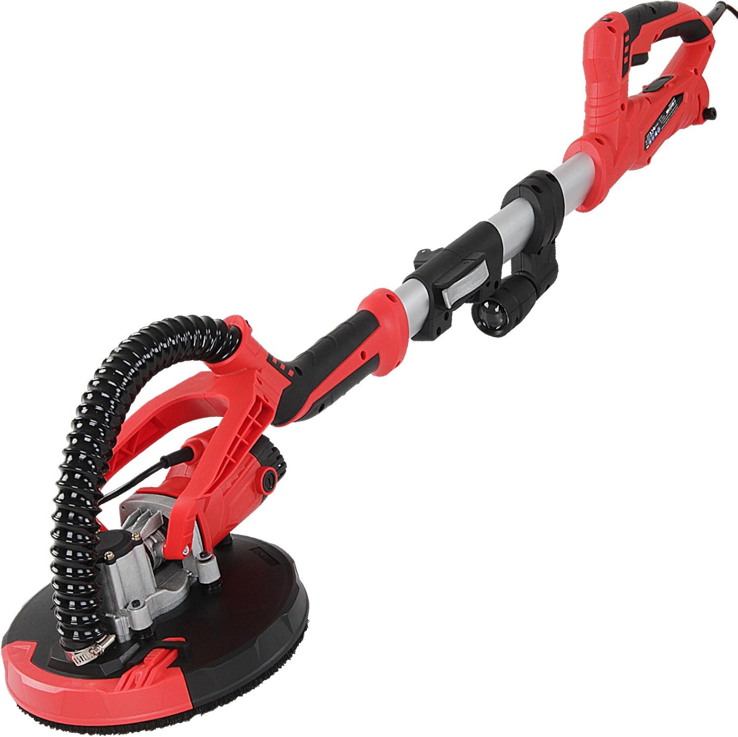 Levigatrice Da Parete Elettrica 1250W - 5 Velocità, Aspirapolvere Incorporato, Luce LED - Foto 5