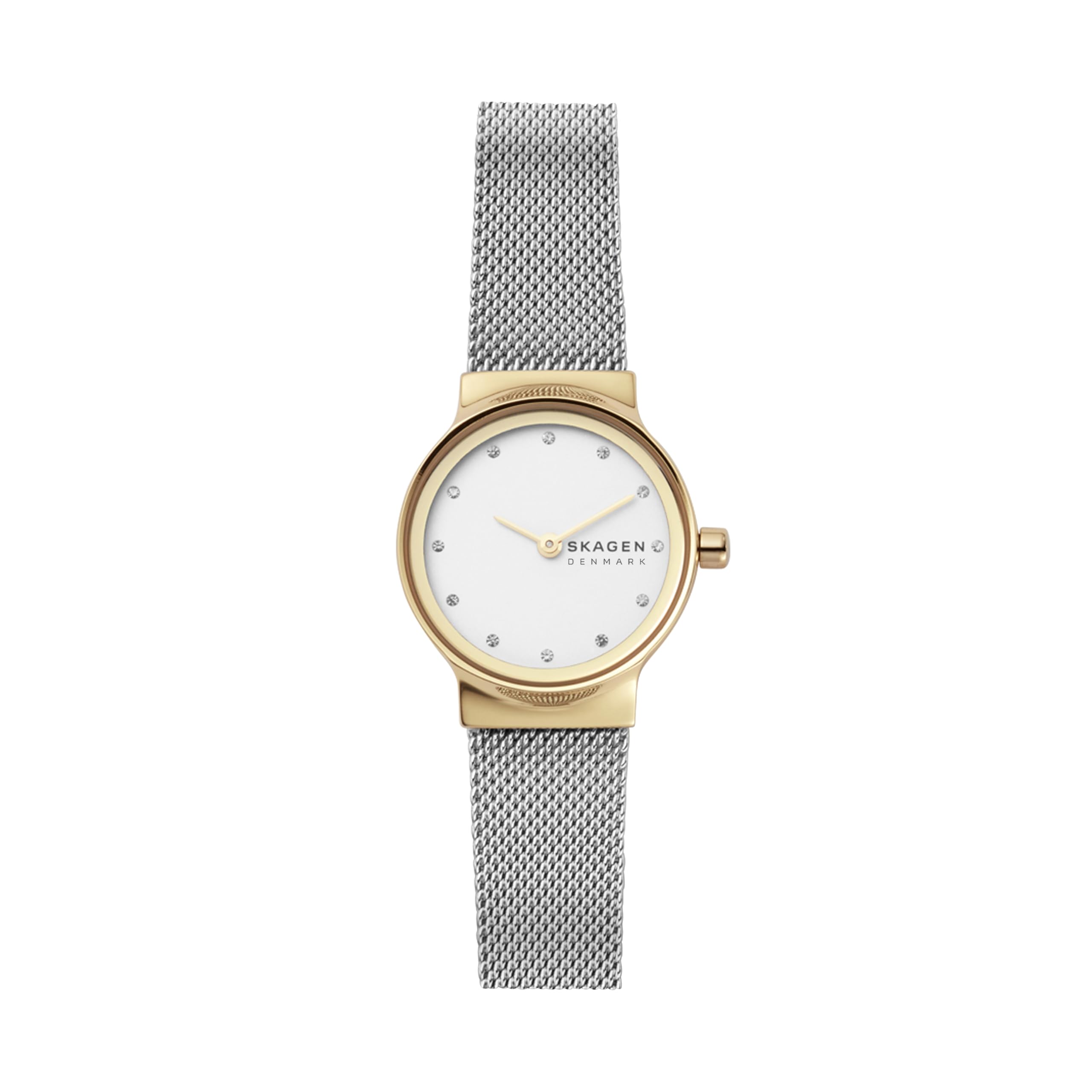 Skagen Watch for Women Freja Lille, Two Hand Movement, 26 mm Gold Stainless Steel Case with a Stainless Steel Mesh Strap, SKW2666 — image 1