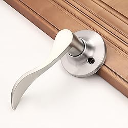 GOBEKOR 10 Pack Dummy Lever Door Handle Satin