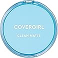 COVERGIRL Clean Oil Control Pressed Powder, Warm Beige 545, 0.35 Ounce Pan (Pack of 2)