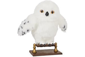 Wizarding World Harry Potter, Enchanting Hedwig Interactive Owl with Over 15 Sounds and Movements and Hogwarts Envelope, Kids