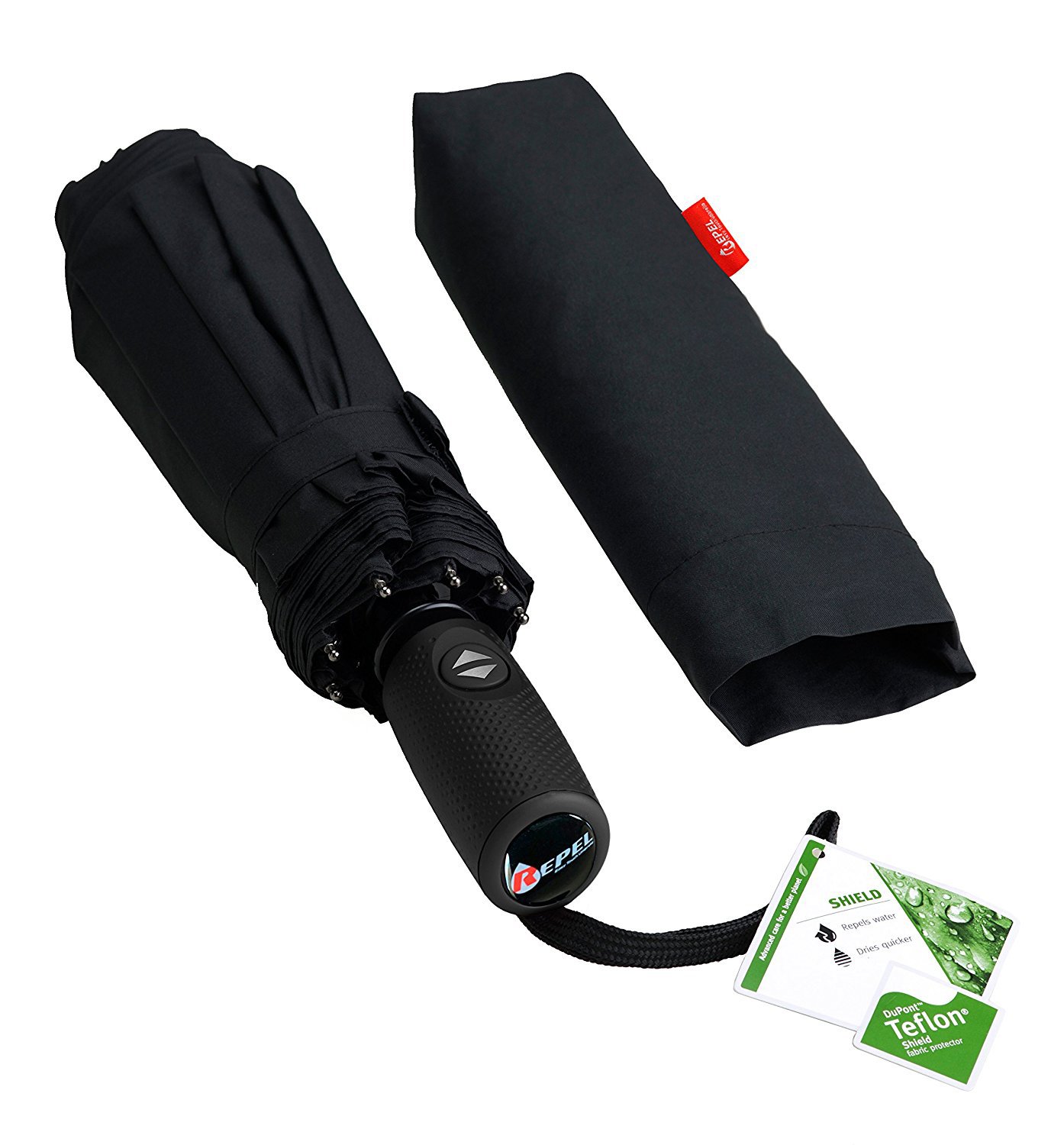 Repel Windproof Travel Umbrella with Teflon Coating eBay