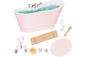 Our Generation by Battat- Bath & Bubbles Deluxe Set for 18" Dolls- Toy, Doll & Accessories for 18" Dolls- Ages 3 Years & Up