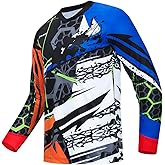Hotlion Cycling Jersey Men Long Sleeve MTB Motocross Shirt Off-Road Racewear