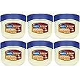 Vaseline Lip Therapy Cocoa Butter 6-Pack – Mini Lip Balms for Soft, Glowing Lips, 0.25 Oz Ea