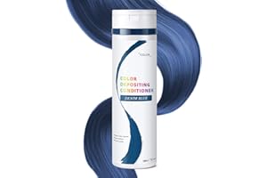 BELEZALIB Color Depositing Conditioner, Semi Permanent Hair Color - In-Shower, Prevent Fading & Refresh Color, Free of Damaging Chemicals, 7 Fl Oz, Blue