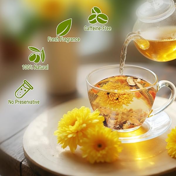 NATURAL DANDELION WOLFBERRY TEA, SUPPORTS KIDNEYS & LIVER HEALTH WITH A NATURAL BLEND OF SEVEN HERBAL INGREDIENTS 12 COUNT (120G)