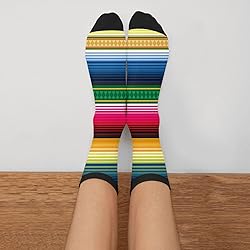 LUMANSITTER Mexican Blanket Serape Stripe Pattern
