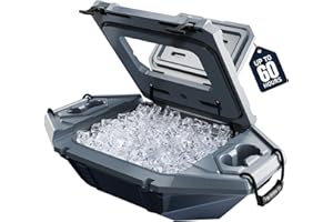 Cooler Cruiser Floating Cooler – 32 QT up to 60 Hours Amphibious Ice Chest - Kayak Camping Coolers for Lake, River, SUP, Fish