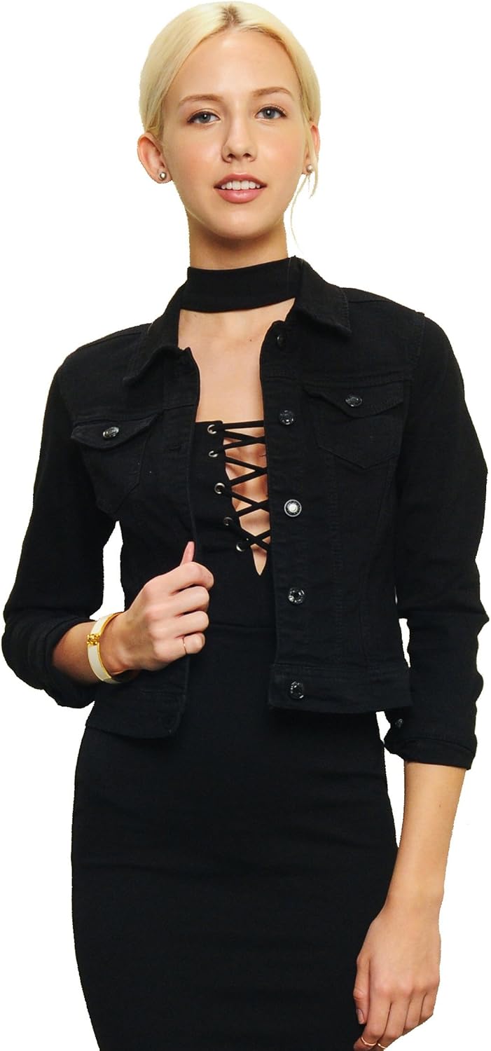 white cropped jacket to wear over dress