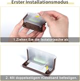Solpex Solar Deck Lights 16 Pack Brown Warm White Outdoor Waterproof view 6