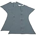 SleepingBaby Zipadee-Zip Transition Swaddle - Baby Swaddling Blanket with Zipper Convenience - Roomy Baby Wearable Blanket for Easy Diaper Changes - Classic Grey, X-Small (3-6 Month) - 2 Pack
