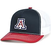 Pacific Headwear NCAA Men's Contrast Stitch Trucker Snapback Hat