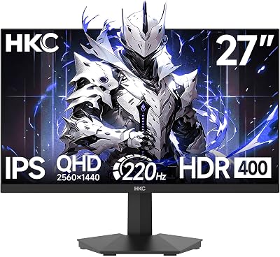 Monitor Gaming 27 Pulgadas QHD IPS 200Hz(OC 220Hz), 1 ms MPRT