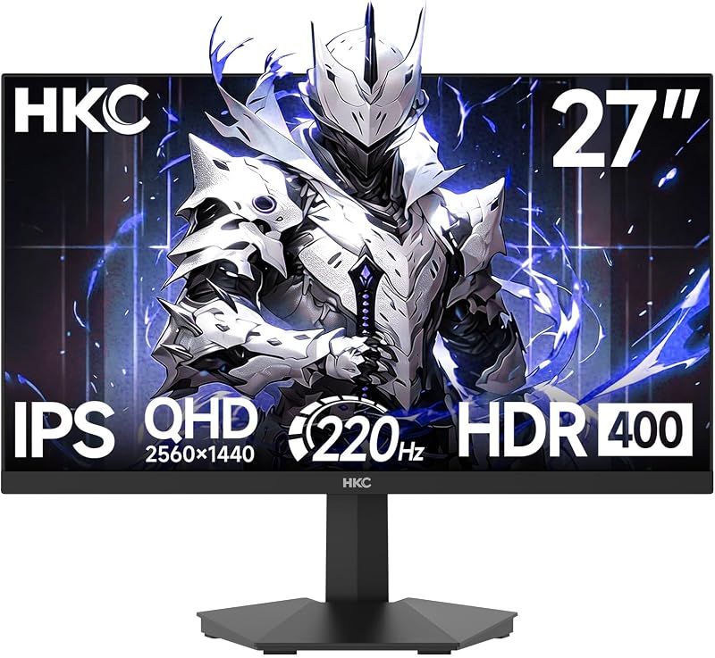 Monitor Gaming 27 Pulgadas QHD IPS 200Hz(OC 220Hz), 1 ms MPRT