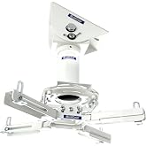 QualGear Pro-AV QG-KIT-VA-3IN-W Projector Mount Kit Accessory Vaulted Ceiling Adapter, 3" 1.5", White