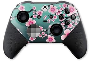 DreamController Cherry Blossom X-box Elite Controller Series 2 Limited Edition Custom Elite Series 2 Controller for X-box One/Series X/S. with Advanced Hydro-Dip Paint Technology (Not Just a Skin)