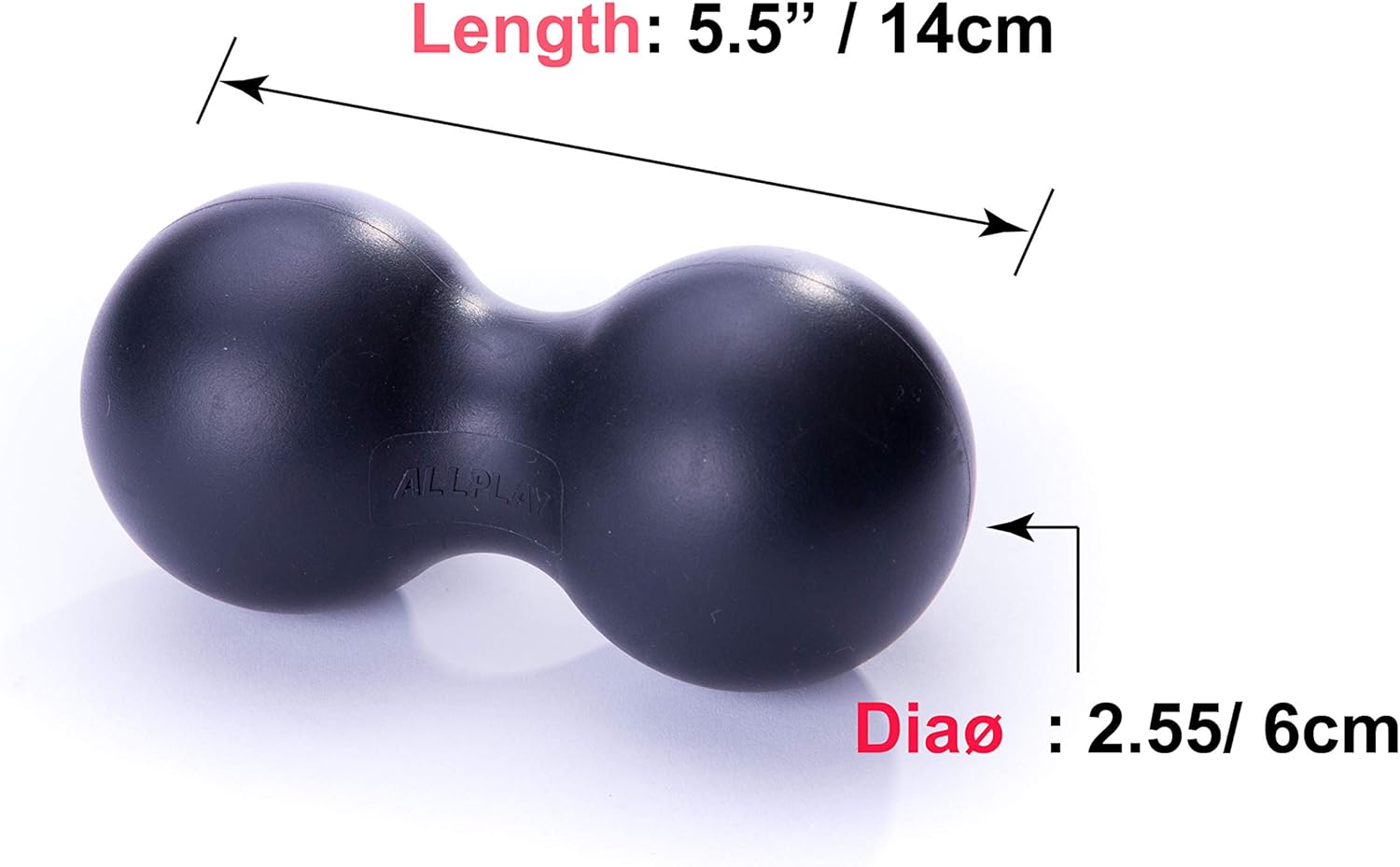 Double Lacrosse Ball, Peanut Shape Self Massage Roller for Myofascial Release Back Foot Neck Spine Shoulder Physical Trigger Point Therapy, Deep Tissue Massager Tool Pack of 2 (2): Health & Personal Care