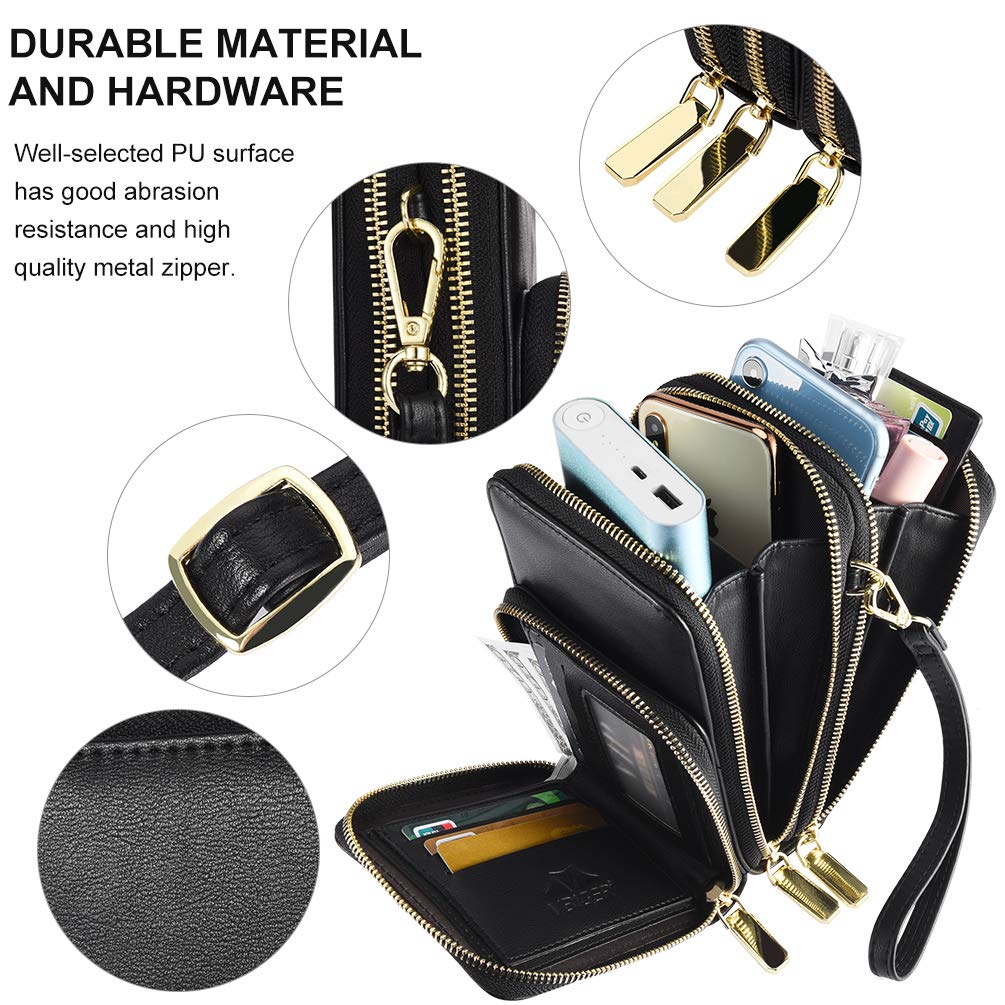 VBIGER Small Crossbody Bag Cell Phone Purse for women,Shoulder Bag with Credit Card Slots