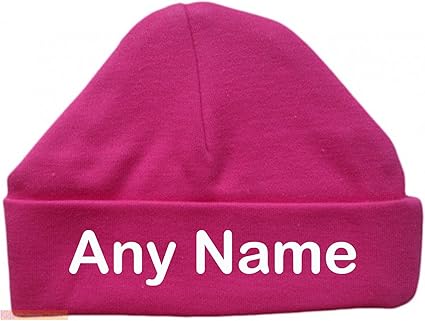personalised newborn baby hats