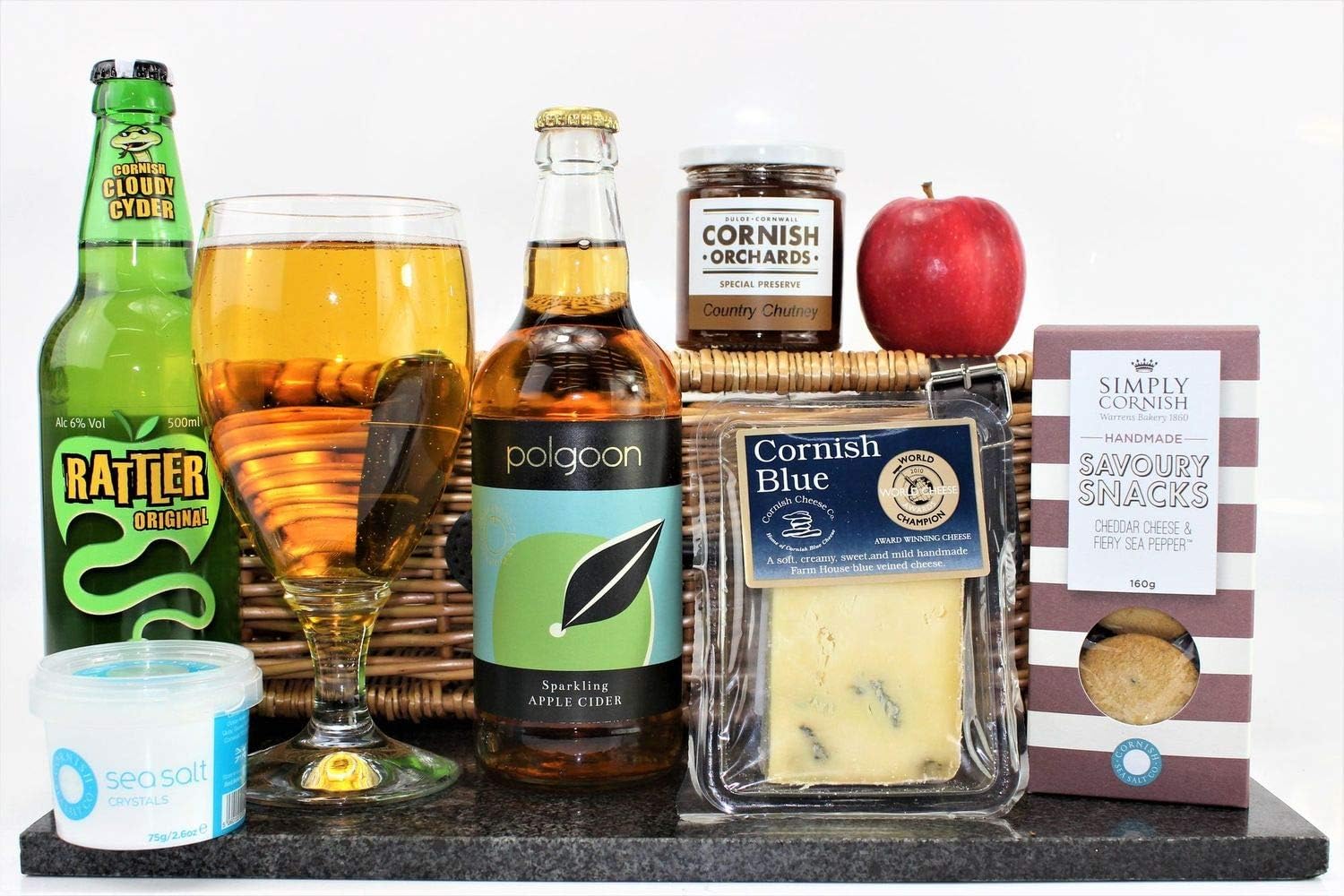 Cornish Cider & Cheese Hamper In A Standard Carton
