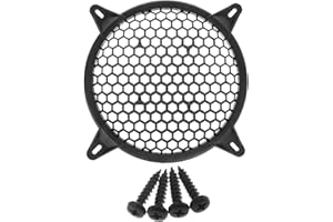 DGZZI Black Subwoofer Speaker Waffle Grill Guard Protector Cover for Car Home Audio 10Inch/256mm