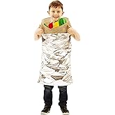Burrito Costume For Kids | Fun & Festive Halloween & Cosplay Outfit | Easy Pull Over Design | Sized To Fit Most Children