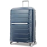 Samsonite Freeform 28-Inch Large Luggage with Dual 360&deg; Spinner Wheels - Checked Suitcase - TSA Lock, Airline-Approved - Lightweight Durable Polypropylene Expandable Hardshell - Navy