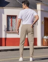 COOFANDY Men's Casual Joggers Pants - Cotton
