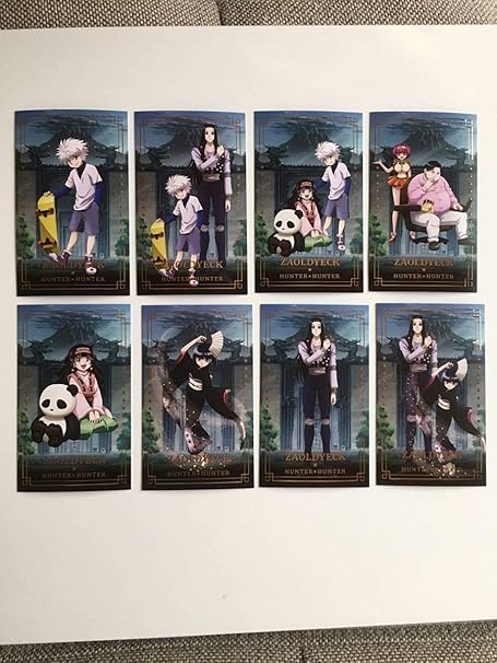 Amazon Co Jp ハンターハンター カード イルミ ミルキ キルア アルカ カルト コンプリート ８枚 アニメイトカフェ ゾルディック家 Hobby