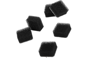 Alomejor Action Camera Mic Windscreen for X4 X3 X2, 6pcs Wind Noise Reduction Microphone Sponge Cover with Storage Box, Suita