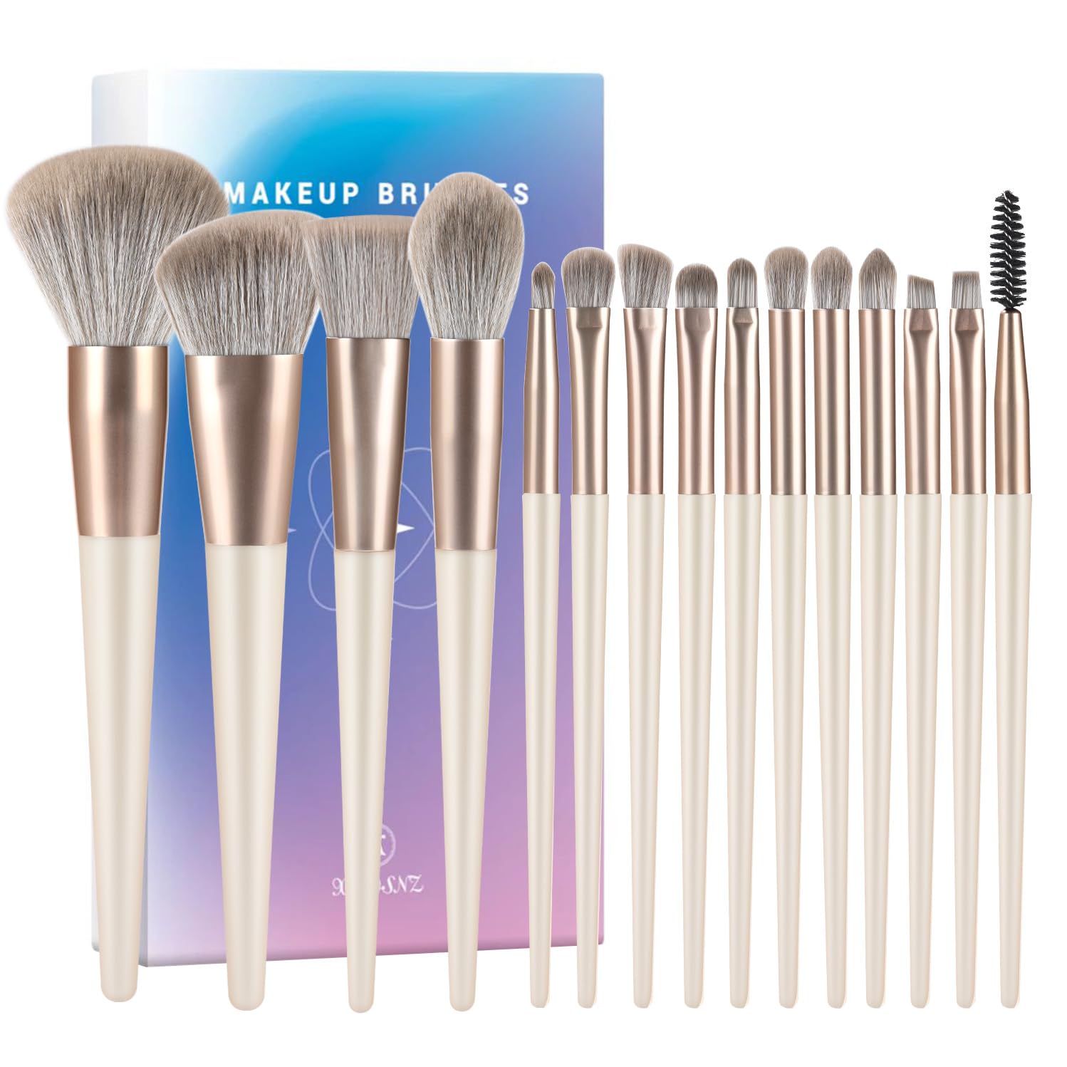 Make Up Brushes 15pcs Premium Synthetic Foundation Brush Makeup Brush Set For All Your Varied Make Up Set Eyeshadow Brushes with Gift Box