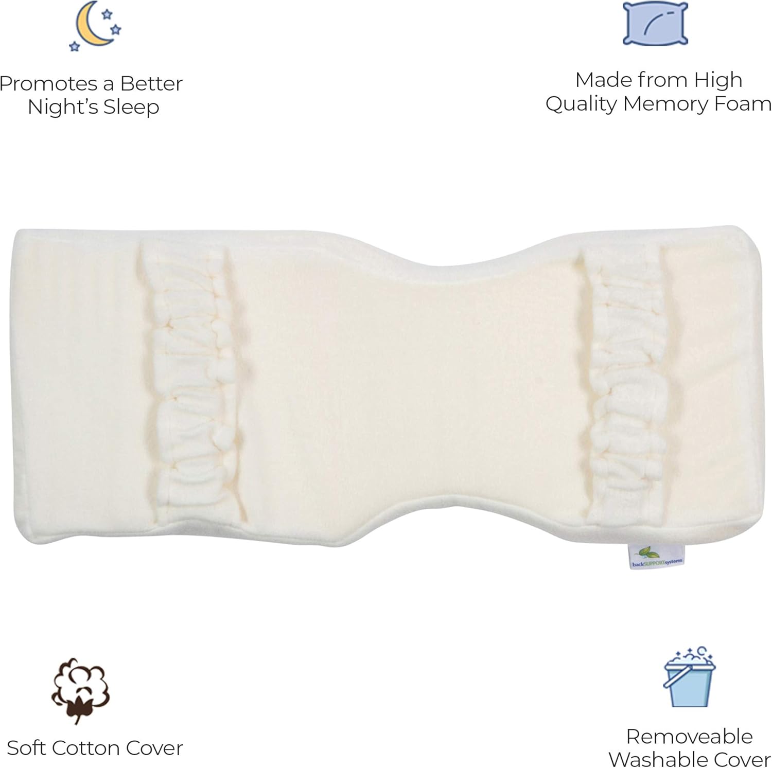 Back Support Systems Knee-T Leg Pillow Patented - Medical Grade High Density Foam Knee Pillow for Sleeping, Back Pain Relief, Hip and Sciatica Pain, Side Sleepers: Home & Kitchen