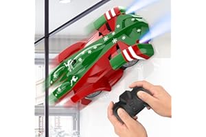 EpochAir Wall Climbing Remote Control Car, Remote Control Car That Climbs Walls, Recharge RC Stunt Car with 360 Rotation & Headlights Cars Toys for Boys, Gifts for 4 5 6 7 8 9+ Year Old