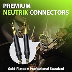 AA AUDIO ACCESSORY Gold Series Guitar Cable 15 ft