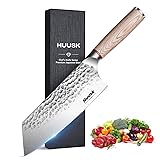 Huusk kitchen knives, 7.7-Inch Japanese Cleaver