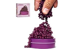 Speks Original Crags Ferrite Putty | 500+ Ferrite Stones in a Tin, Fidget Toy for Stress Relief, Sensory Desk Toy for Adults & Teens 14+ | Matte Iris, Small