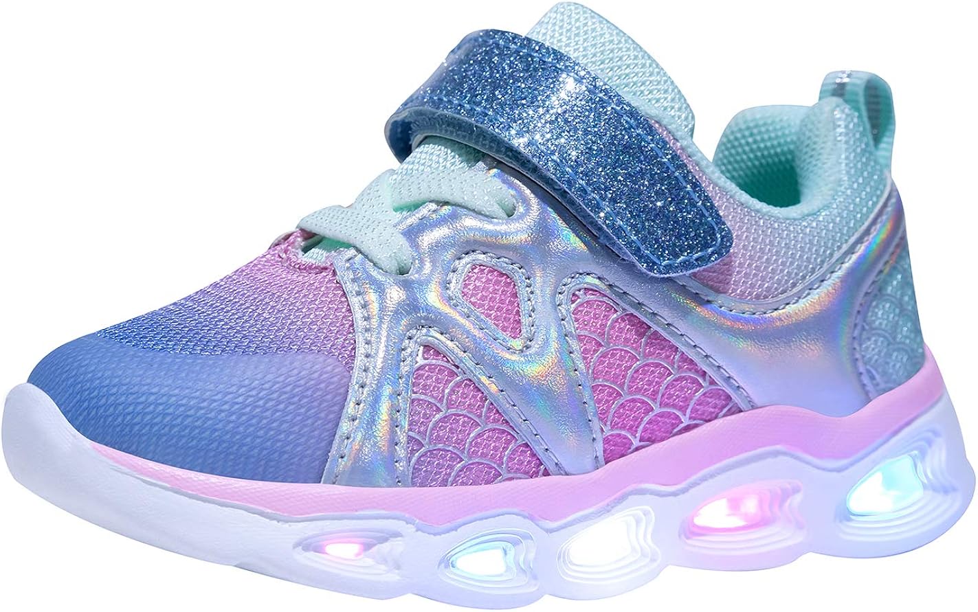 Zoneyue Toddler Girls Light Up Shoes Little Kids Led