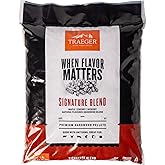 Traeger Grills Signature Blend 100% All-Natural Wood Pellets for Smokers and Pellet Grills, BBQ, Bake, Roast, 18 lb. Bag