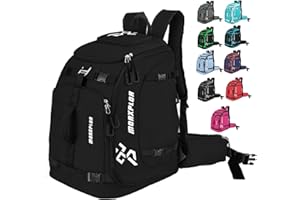 MORXPLOR Ski Boot Bag - 65L Padded, Waterproof Ski Travel Backpack for Gear & Accessories