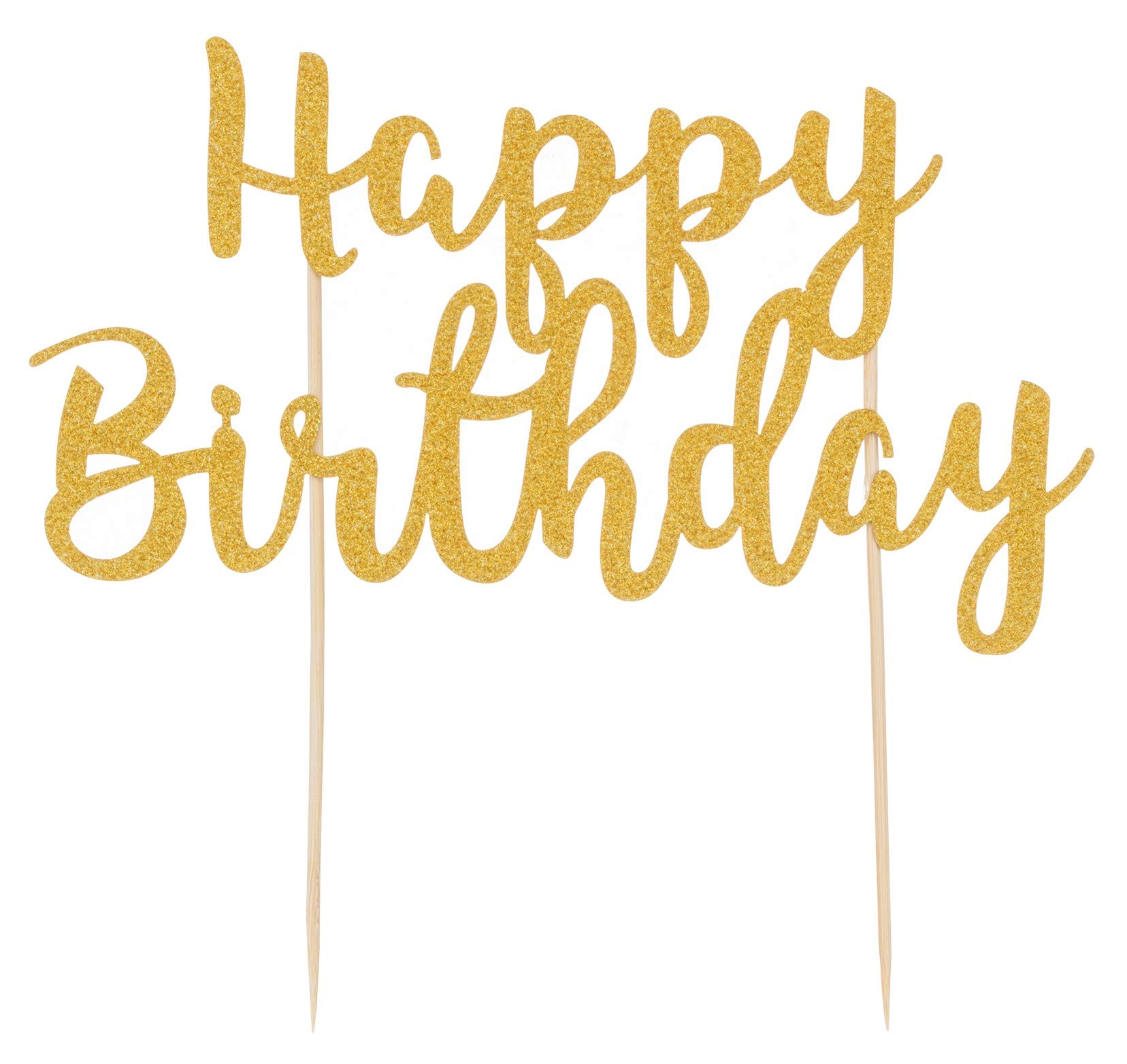 Mason Cash Happy Birthday Cake Topper – Reusable Acrylic Cake Decoration | Fun Cake Sign for Birthdays | Easy to Use, No DIY Needed | Perfect for Kids, Girls, Boys & Adults