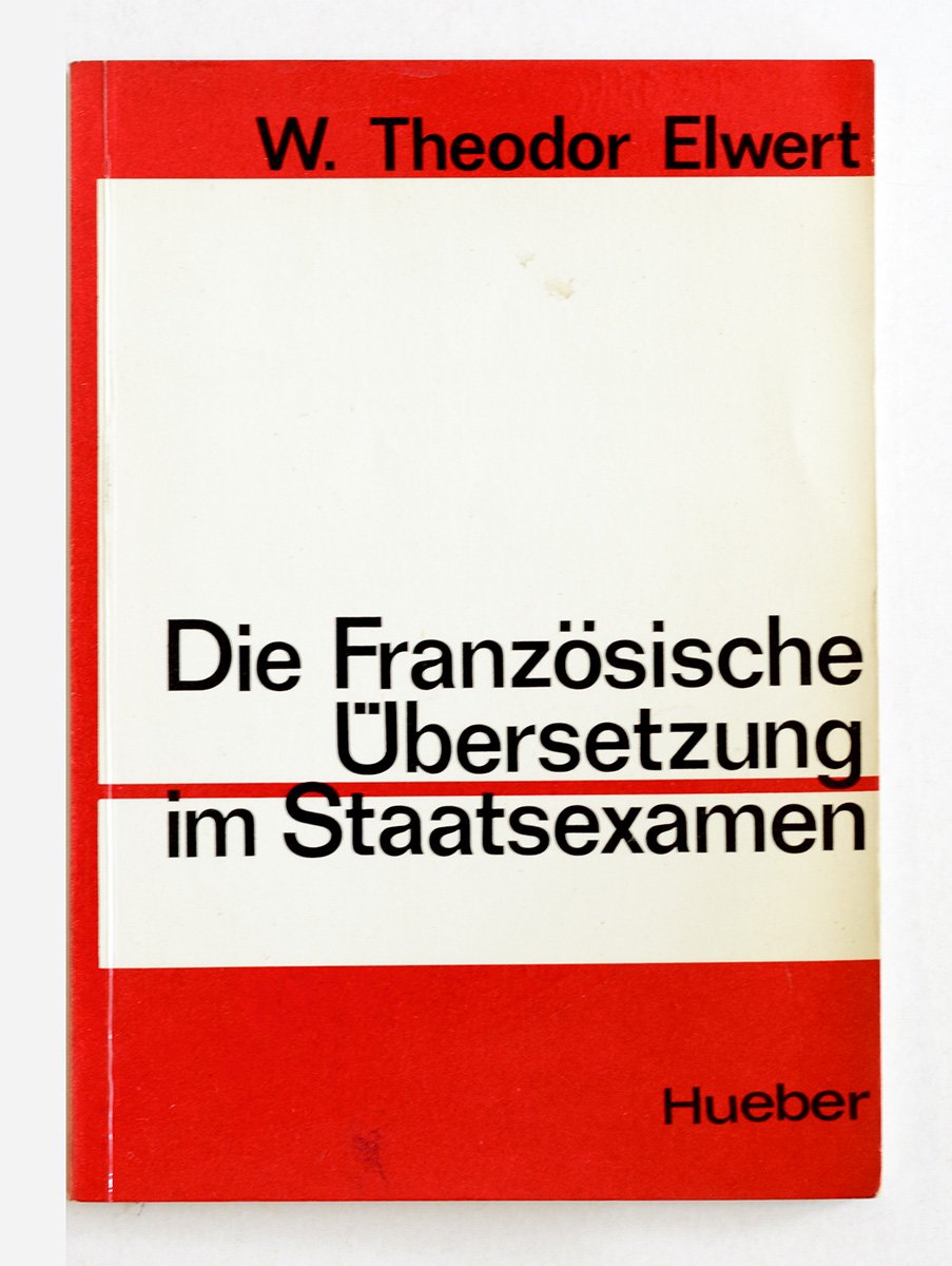 Die Franzosische Ubersetzung Im Staatsexamen Amazon De Bucher