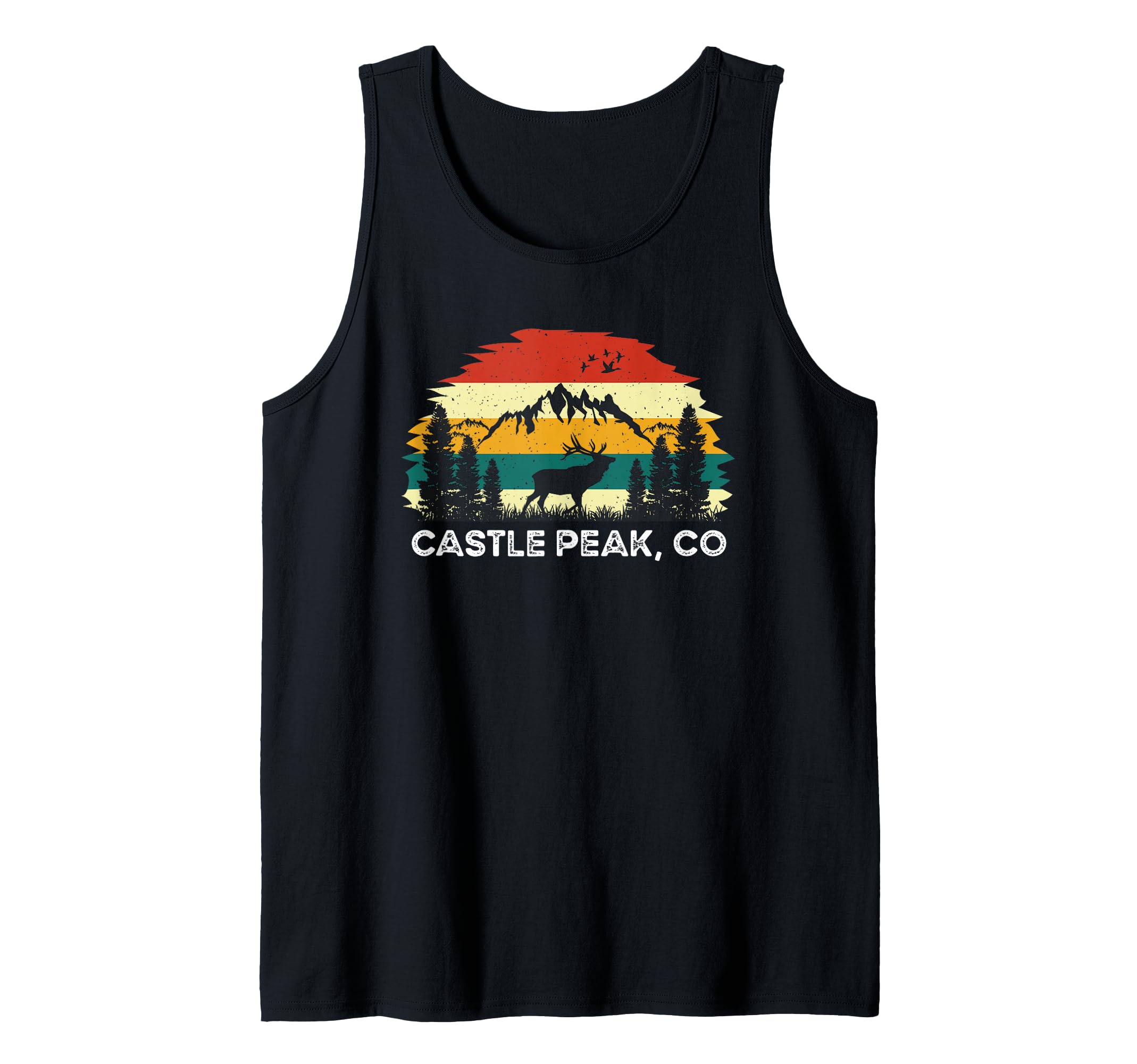 Castle Peak, CO mountain hiking nature outdoor camping Tank Top
