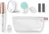 Braun FaceSpa Epilator with Facial Cleansing Brush, Lighted Mirror, Pouch 851V view 6