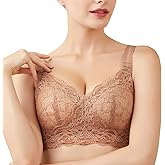 AILIVIN No Wire Plus Size Full Coverage Unpadded Minimizer Comfortable Women's Bra
