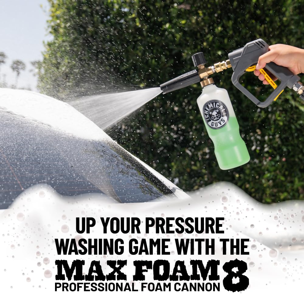Chemical Guys EQP_310 TORQ Professional Foam Cannon Max Foam 8, (Great for Cars, Trucks, SUVs, Motorcycles, RVs & More) 32 oz Bottle